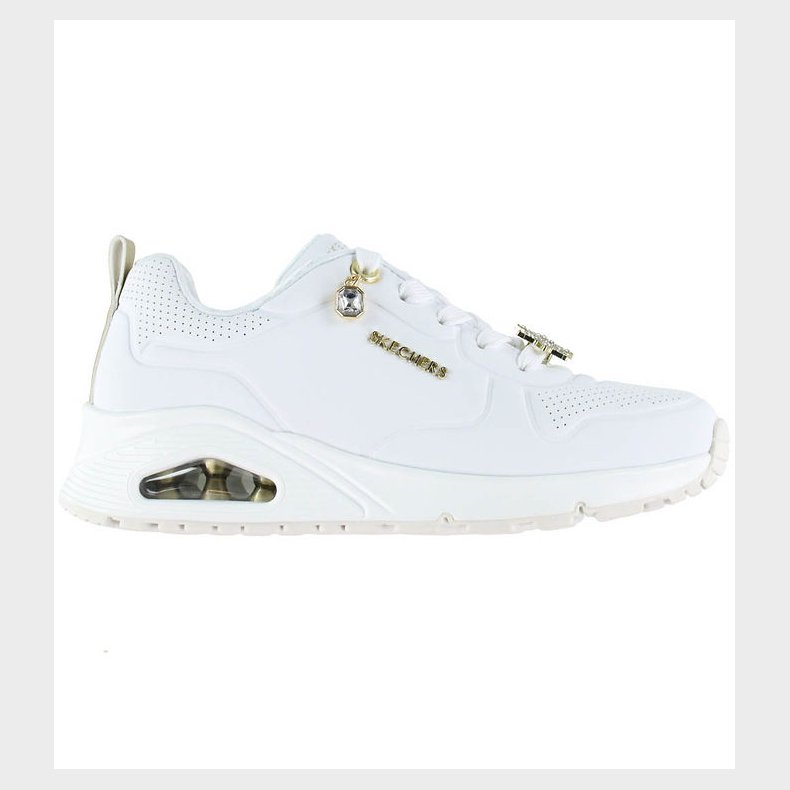 Skechers Sko - Girls Uno Gen1 - Trendy Jewels - White