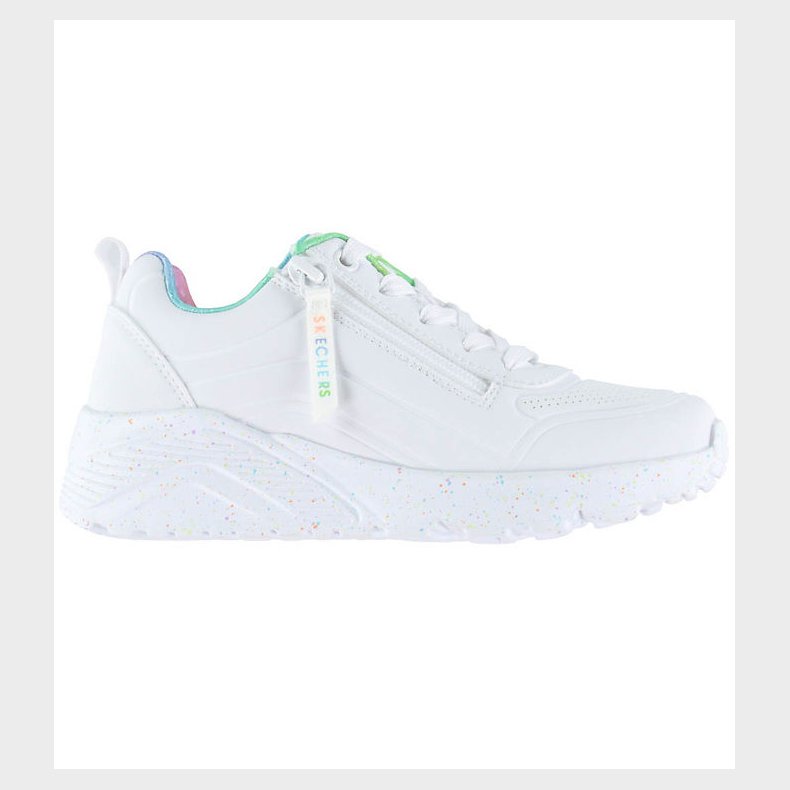 Skechers Sko - Uno Lite - Vivid Splash - White