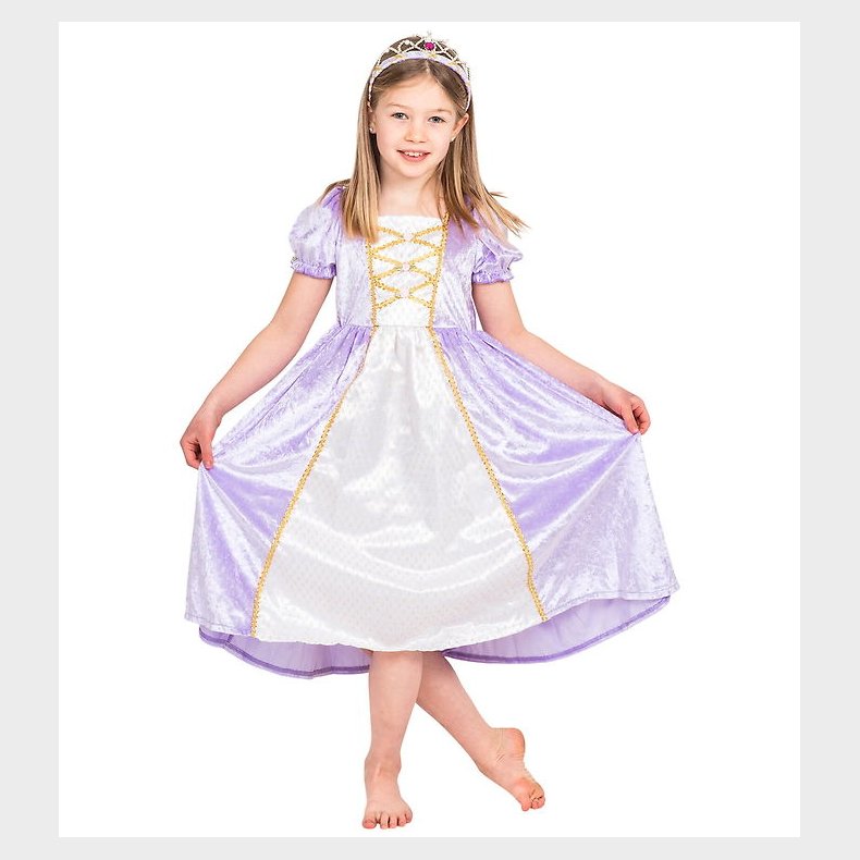 Den Goda Fen Udkl�dning - Princess Dress - Velvet Purple