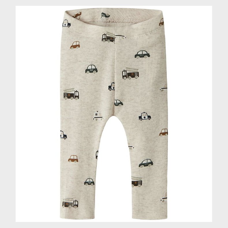 Name It Leggings - Rib - NbmThue - Peyote Melange