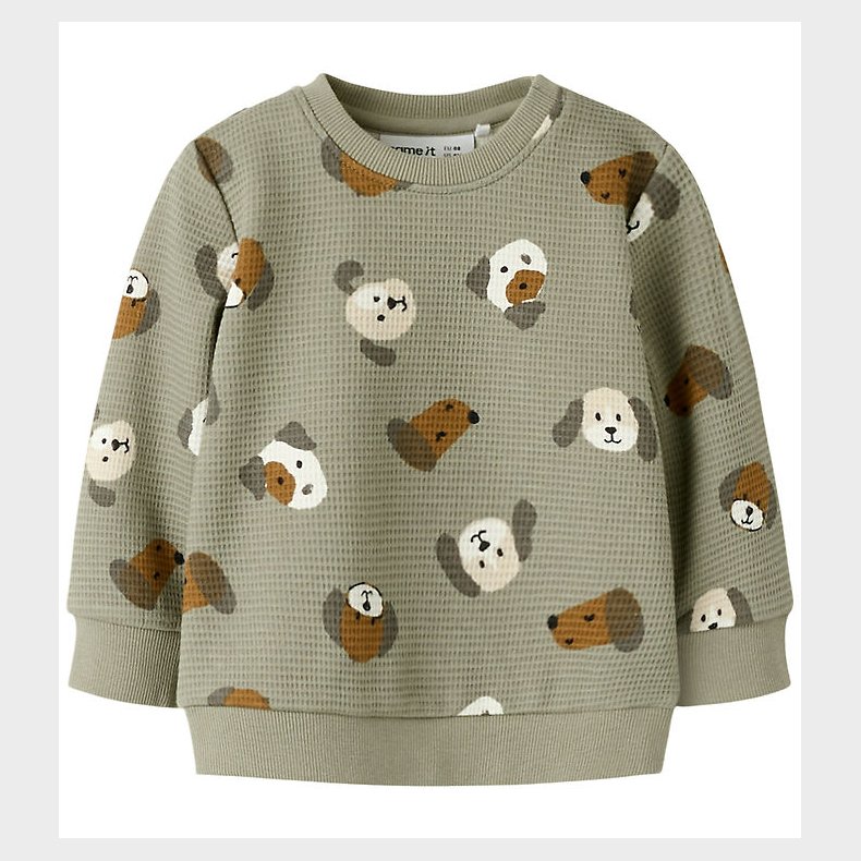 Name It Sweatshirt - Vaflet - NbmTimm - Shadow m. Print