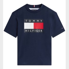 Tommy Hilfiger T-shirt - Flag Heritage - Dark Night Navy