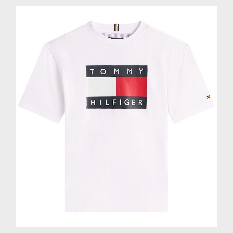 Tommy Hilfiger T-shirt - Flag Heritage - Hvid