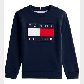Tommy Hilfiger Sweatshirt - Flag Heritage - Dark Night Navy