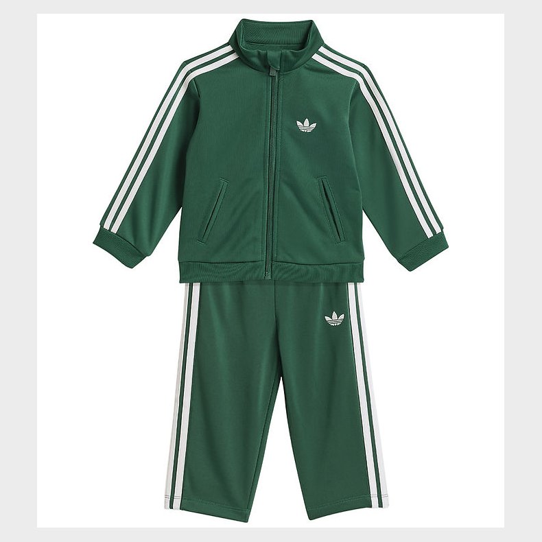 adidas Originals Tr�ningss�t - Firebird - Collegiate Green/Hvid