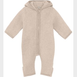 Huttelihut K�redragt - Fleece - Camel Melange m. �rer