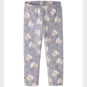 Name It Leggings - Sweat - NmfDavina - Lavender Gray/Ballerina B