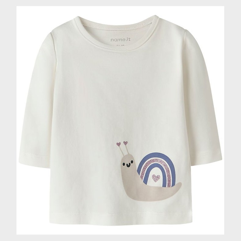 Name It Bluse - NbfVubie - Cloud Dancer/Snail