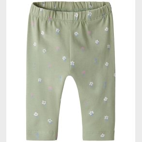 Name It Leggings - NbfVuvian - Swamp/Flowers