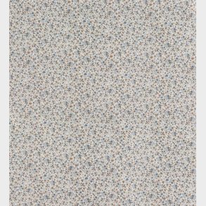 N�rgaard Madsens Senget�j - Junior - Beige m. Bl� Blomster