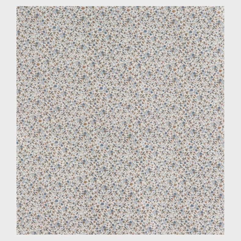 N�rgaard Madsens Senget�j - Voksen - Beige m. Bl� Blomster