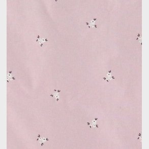 N�rgaard Madsens Senget�j - Flonel - Baby - Mauve m. Blomster