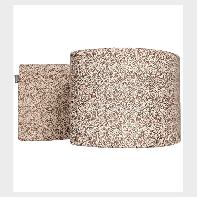 N�rgaard Madsens Sengerand - 30x360 cm - Rosa m. Blomster