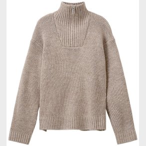 Sofie Schnoor Bluse m. Lynl�s - strik - Pilosy - Deer Melange