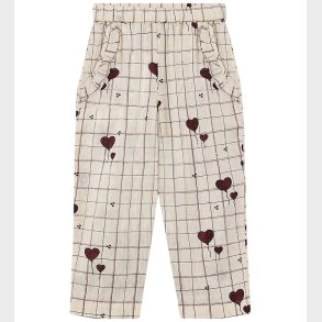 Fliink Bukser - Ilove - Sandshell Heart Aop