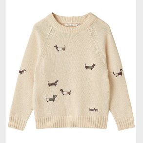 Fliink Bluse - Strik - Mahdi Dog - Sandshell