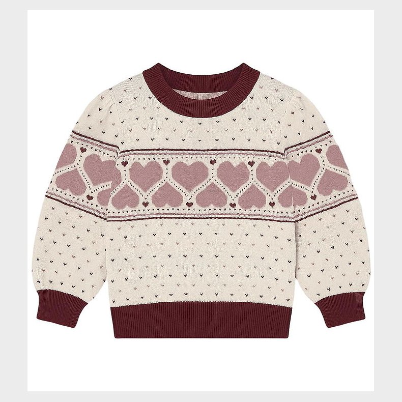 Fliink Bluse - Strik - Hearty - Sandshell