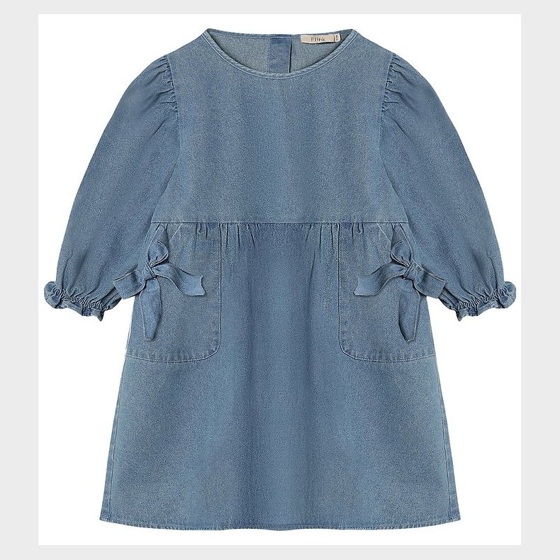 Fliink Kjole - Donny - Medium Denim Blue