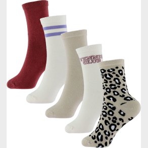 Name It Str�mper - NkfVilde - 5-pak - Oxblood Red