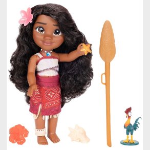 Disney Princess Dukke m. Lyd/Lys - 38 cm - Vaiana 2