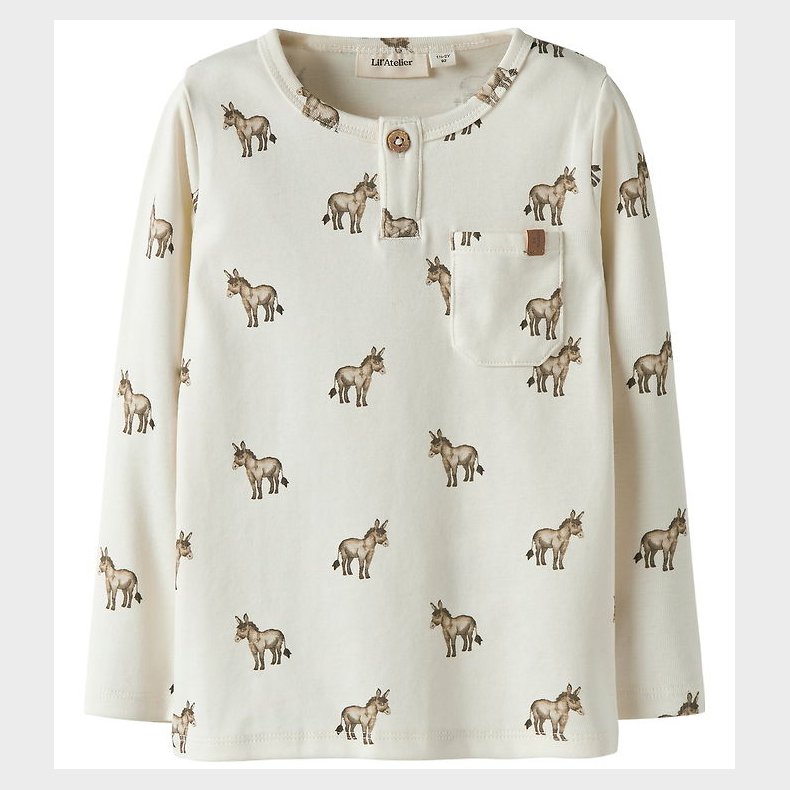 Lil' Atelier Bluse - NmmLayo - Coconut Milk/Donky