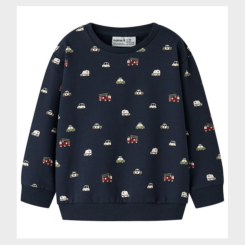 Name It Sweatshirt - NmmThuen - Navy Blazer m. Print