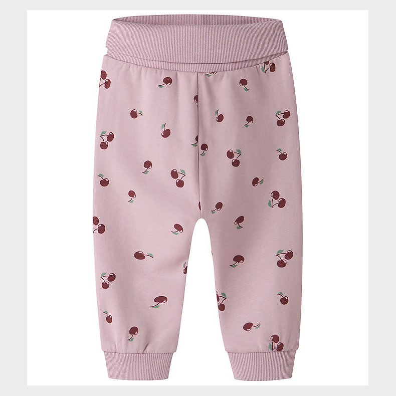 Name It Sweatpants - NbfVimone - Dawn Pink/Cherry