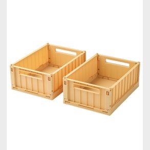 Liewood Foldekasser - 25x18x9,5 cm - Small - 2-Pak - Lemon Yello