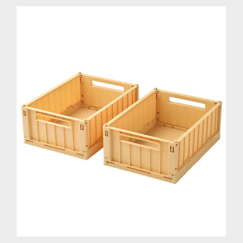 Liewood Foldekasser - 25x18x9,5 cm - Small - 2-Pak - Lemon Yello