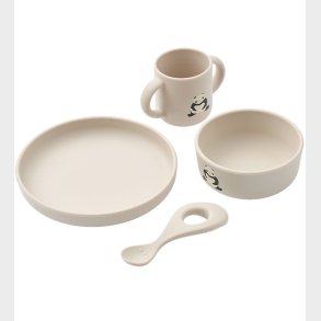 Liewood Spises�t - Silikone - Vivi - 4 dele - Panda/Sandy