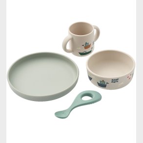 Liewood Spises�t - Silikone - Vivi - 4 dele - Sailing/Sandy