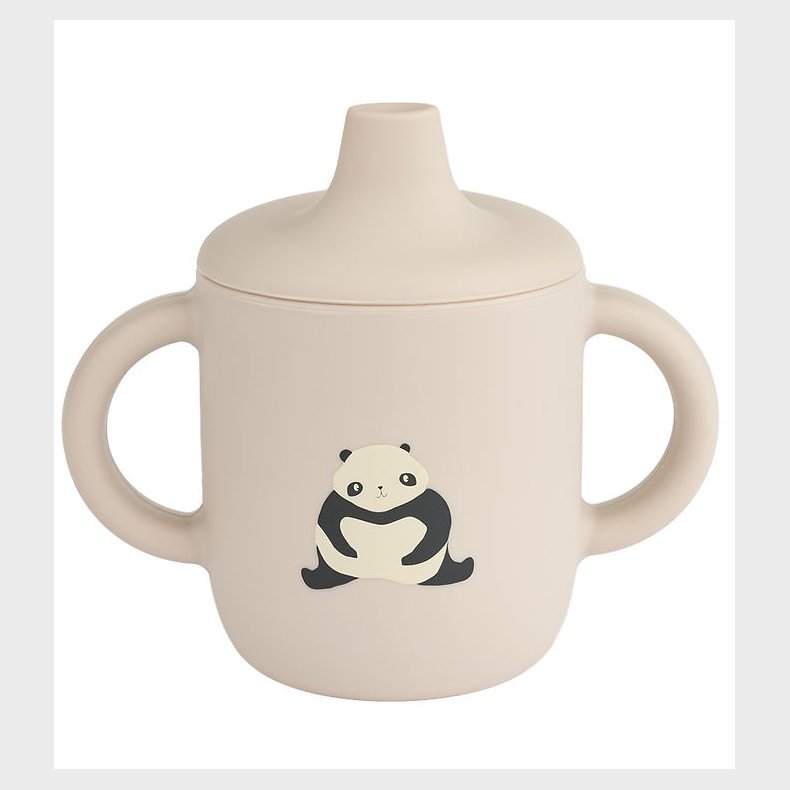 Liewood Kop m. Tud - Neil Sippy Cup - Silikone - Panda/ Sandy