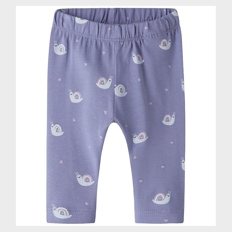 Name It Leggings - NbfVuvian - Lavender Violet/Snail