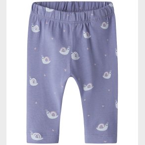 Name It Leggings - NbfVuvian - Lavender Violet/Snail