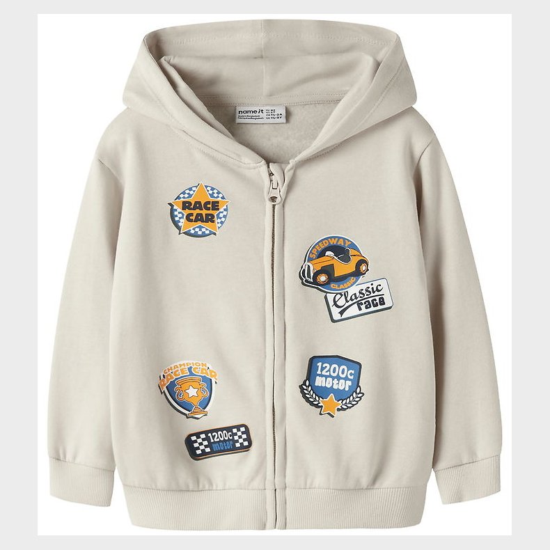 Name It Cardigan - Sweat - NmmVoltinus - Pumice Stone/Motor