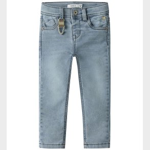 Name it Jeans - Sweatdenim - NmmTheo - Light Blue Bleached Denim