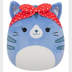 Squishmallows Bamse - 19 cm - Love - Carizma The Blue Tabby Cat