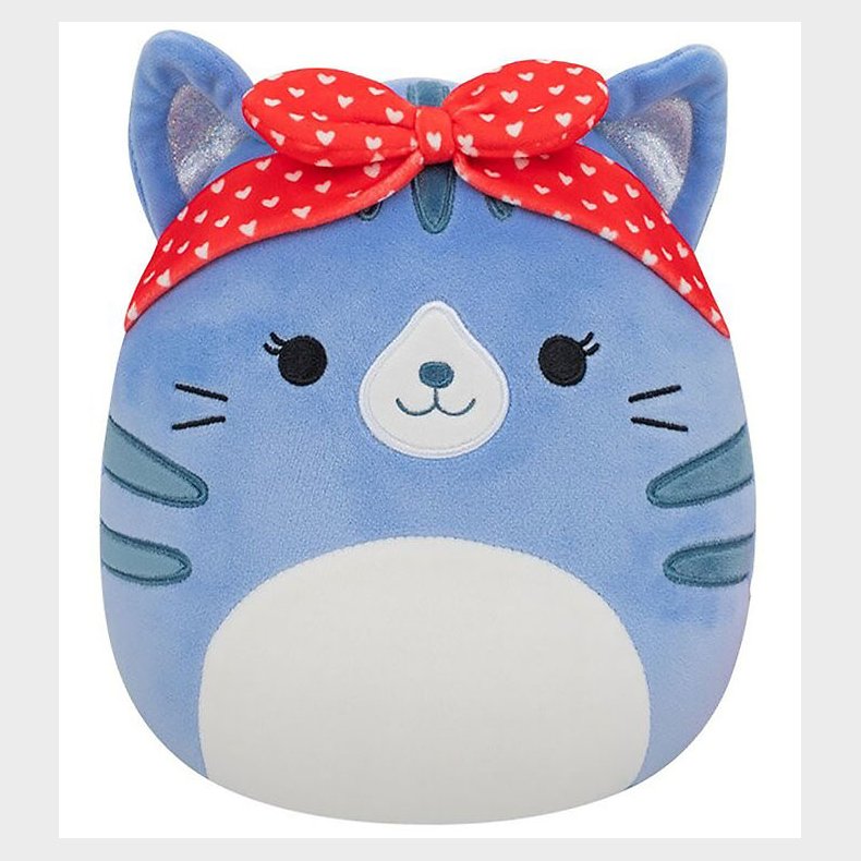 Squishmallows Bamse - 19 cm - Love - Carizma The Blue Tabby Cat
