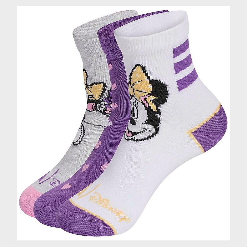 adidas Performance Str�mper - 3-pak - Disney Minnie Mouse - Whit