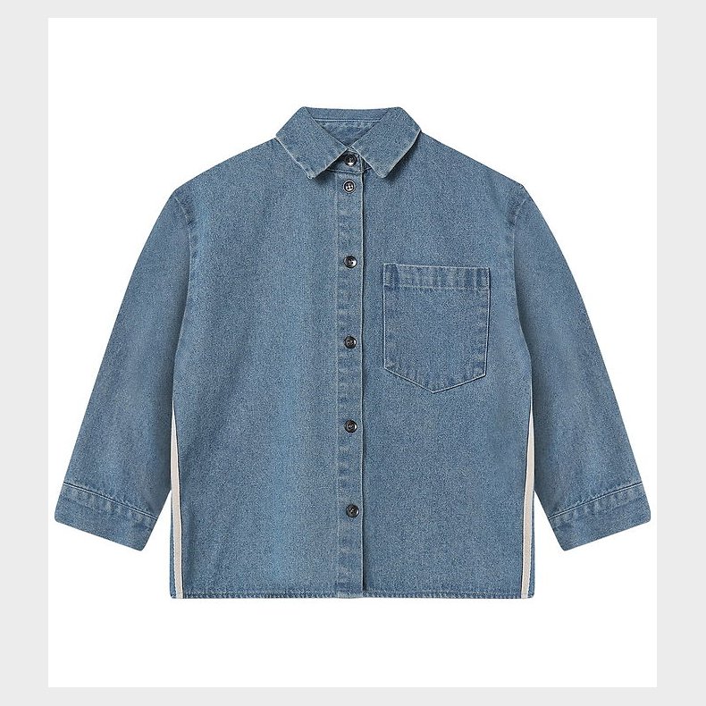 Fliink Skjorte - Donny - Medium Denim Blue