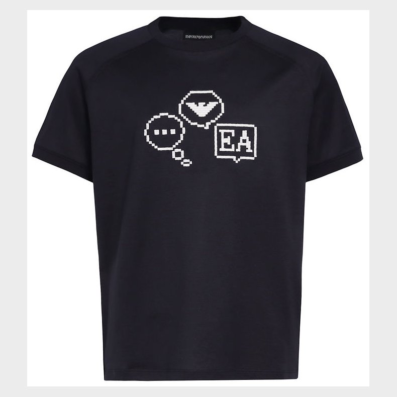 Emporio Armani T-shirt - Navy m. Print