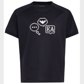 Emporio Armani T-shirt - Navy m. Print