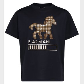 Emporio Armani T-shirt - Navy m. Hest