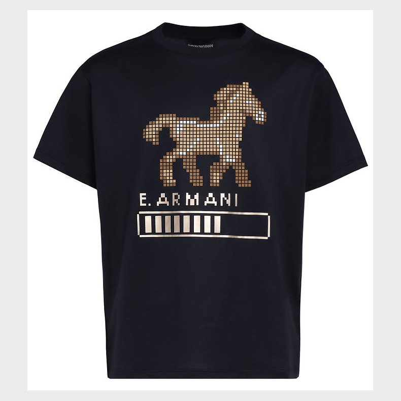 Emporio Armani T-shirt - Navy m. Hest