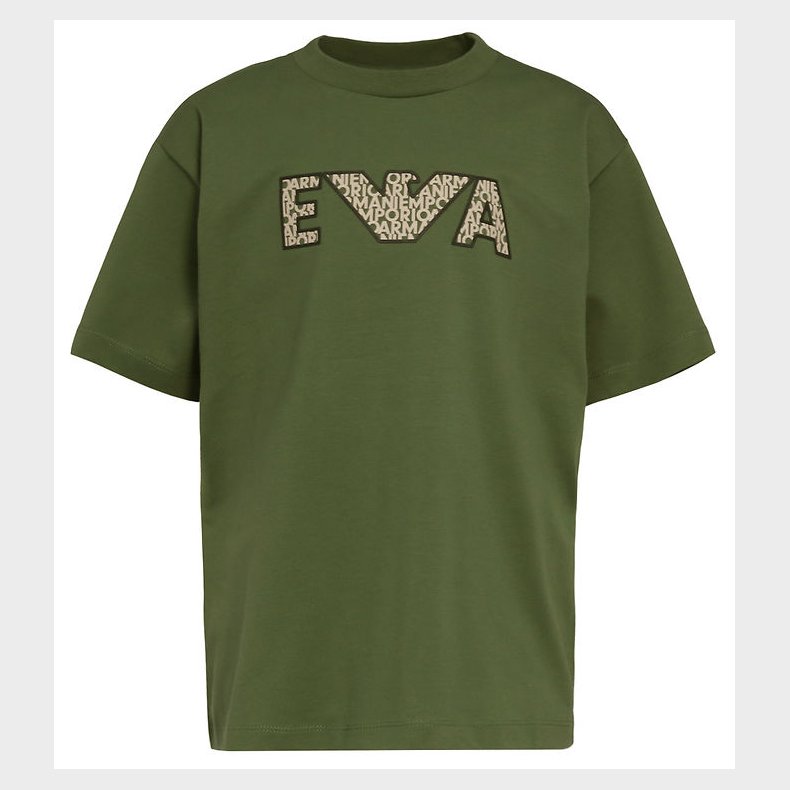 Emporio Armani T-shirt - Vineyard Green m. Logo