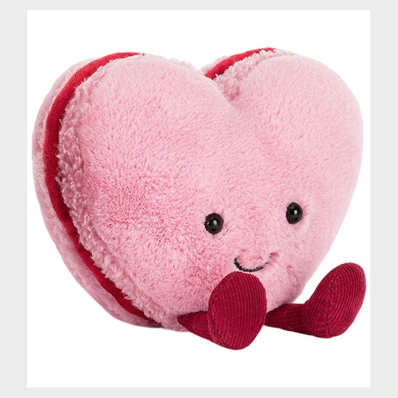 Jellycat Bamse - 13x12 cm - Amuseables Colette Heart Macaron