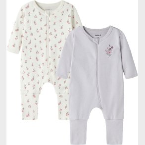 Name It Natdragt - Noos - 2-pak - Jet Stream/Lilac M