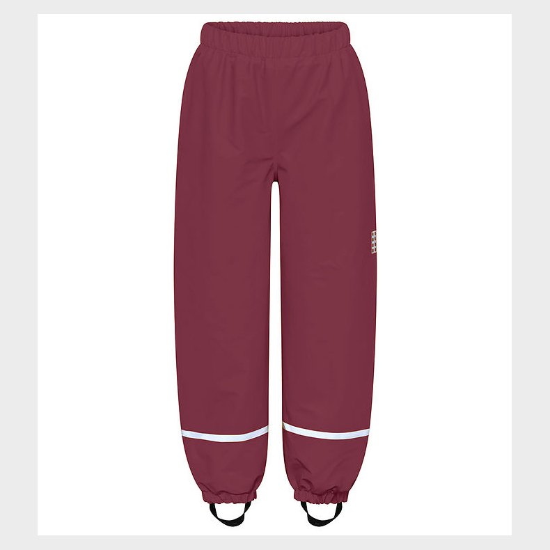 LEGO® Wear Regnbukser m. Fleece - PU - LWPowai 707 - Bordeaux
