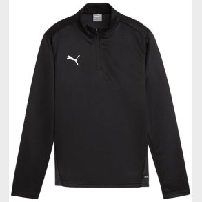 Puma Tr�ningsbluse m. Lynl�s - TeamGOAL - Sort/Hvid/M�rkegr�