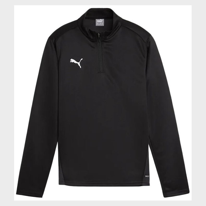 Puma Tr�ningsbluse m. Lynl�s - TeamGOAL - Sort/Hvid/M�rkegr�